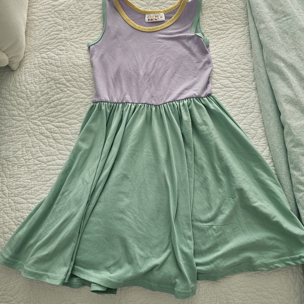Dot Dot Smile Lavender and Mint Dress